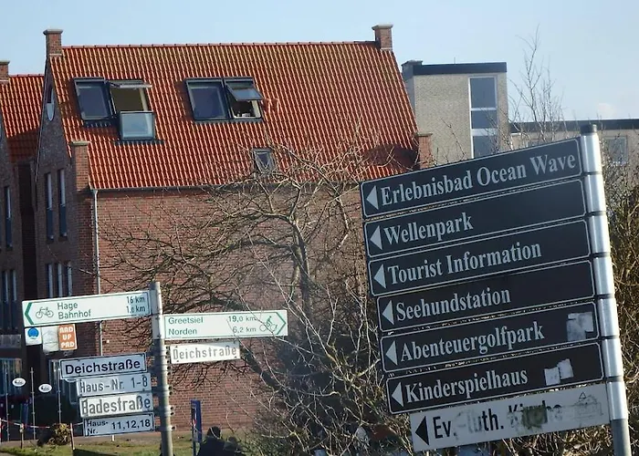 Inselblick Norddeich Mit Meerblick Norden