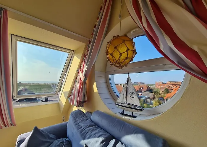 Inselblick Norddeich Mit Meerblick Daire